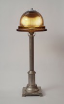 Art Deco Lamp Desk &quot; Dome Tower &quot; Silver Table Lamp Light Banker - $7,173.53 MXN