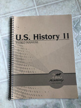 A Beka Academy Video Program US History 11 Video Manual  - $14.01