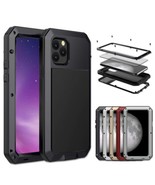 Heavy Duty  Protection Armor Silicone Metal Aluminum Case For iphone 11 ... - $19.79