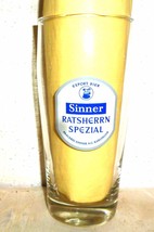 Sinner Brau +1974 Karlsruhe German Beer Glass - $12.50