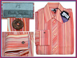 PAUL SMITH Shirt Man European M *HERE WITH DISCOUNT* PS21 T1P - £79.59 GBP