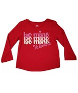 Toddler Long Sleeve T-shirt Red Be Mine Valentine&#39;s Day Size 18m - £5.62 GBP