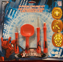 Spider-Man  Pumpkin Masters - small tools carving kit 15pc - £15.50 GBP