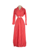 NWT Young Fabulous &amp; Broke YFB Derby in Coral Orange V-neck Cutout Maxi Dress XS - £71.62 GBP