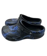 Crocs Bistro Lighting Graphic Clogs Adult Mens 10 Women 12 Black Slip Re... - $38.97 CAD