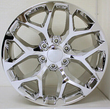 GMC 20&quot; Chrome Snowflake Wheels Rims For 2000-2023 Sierra Yukon Denali 1500 Z71 - £972.67 GBP