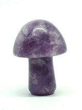 Mushroom Amethyst Gemstone Crystal Carved Polished Mini Carving Quirky G... - £3.45 GBP