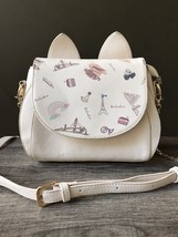 Beibaobao Cat Shaped Purse Art Share Theme Crossbody Bag Chain 3 Pockets... - £22.17 GBP