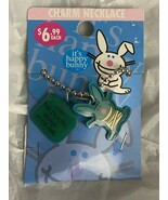 It&#39;s Happy Bunny Charm Necklace (Cute But Psycho Things Even Out) *NEW* US1 - $243.50 MXN