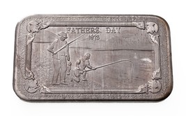 1973 Pères Jour - Mère Lode Excellent État 1 ML Argent Art BAR - $1,433.35 MXN