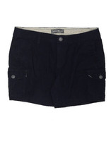 Eddie Bauer Size 8 Navy Blue Cargo Pocket  Cotton Blend Shorts Item 3730 - £20.10 GBP