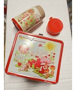 Strawberry Shortcake Metal Lunchbox with Thermos. 1980 Vintage. Children... - €46,95 EUR