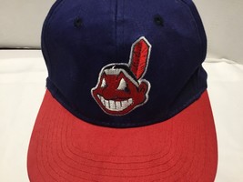 Cleveland Indians MLB Chief Wahoo Hat Cap Genuine Merchandise youth embroidery - £12.57 GBP