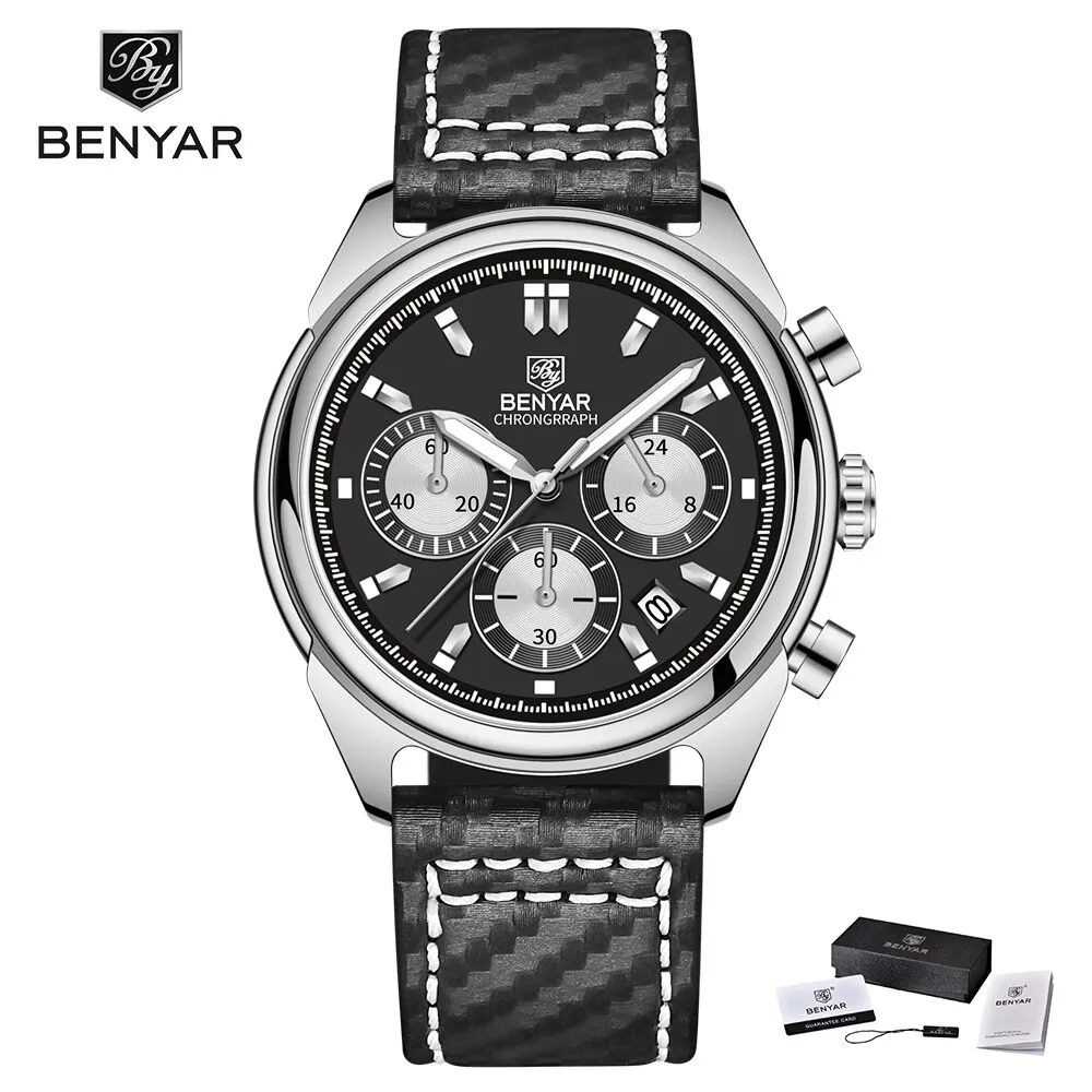 New Watches Men Luxury Brand Chronograph Male Sport Watches Waterproof S... - £62.72 GBP
