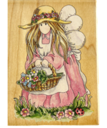 Stamps Happen Petunia 60031 Fairy Basket of Garden Flowers Rubber Stamp - €18,04 EUR