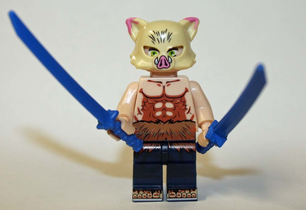 Inosuke Hashibira Demon Slayer Cartoon Tv Show Anime Custom Minifigures - $8.35