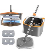 Spin Mop And Bucket System, Includes Dual Compartment Mop, Mop Set With ... - €45,12 EUR