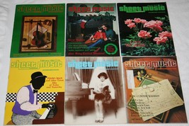 Lot Of 6 Issues Sheet Music Magazine 1979-1980 With Christmas Issue - £15.58 GBP