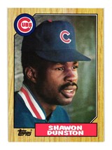 1987 Topps #346 Shawon Dunston Chicago Cubs - £2.35 GBP