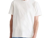 Calvin Klein Men&#39;s Smooth Cotton Solid Crewneck T-Shirt in Chalk-XL - £15.65 GBP