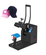 VEVOR Heat Press 6x3.75Inch Curved Element Hat Press Clamshell Design He... - £142.99 GBP