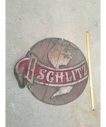  VINTAGE SCHLITZ BEER GLOBE WALL SIGN 16x15 - $65.34