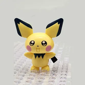 Minifigure Custom Toy Figure Pichu Pokemon Y and X Cartoon Game - $122.01 MXN