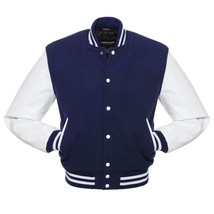 Cavalry Blue Wool Varsity Jacket - $52.00