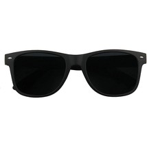 Super Dark Lens Round Sunglasses Uv Protection Spring Hinge Exclusive Retro 80&#39;S - £30.46 GBP