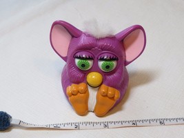 Furby McDonald&#39;s plastic toy purple movement noise 1998 Tiger electronics McD. - £10.04 GBP