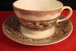 Johnson Bros Historical San Francisco Cups Saucers Red And Polychrome Pick 1 - £17.08 GBP+