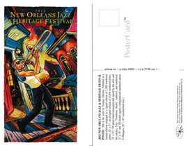 2012 New Orleans Jazz Festival Poster Post Card Trombone Shorty By Osborne - £16.34 GBP