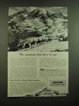 1955 Sinclair Oil Advertisement - Mt. Rainier National Park, Washington - £14.78 GBP