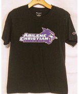 RARE Abilene Christian University ACU Wildcats Champion Black Small T Shirt - $9.89