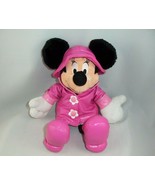  13&quot;  RAINSHOP MINNIE MOUSE Disney Retired Collectible Stuffed Animal Pl... - £11.83 GBP