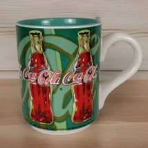 Coca Cola Gibson Coffee Mug Vintage 1998 16 oz Psychedelic Green Coke Bo... - £6.68 GBP