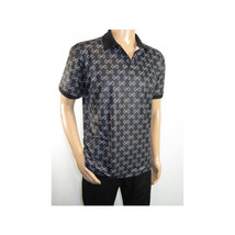 Men Sports Shirt DE-NIKO Short Sleeves Soft Modal Fashion Polo Shirt G1121 Black image 7