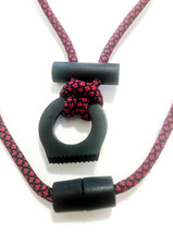 Fire Starter Breakaway Necklace Survival Ferro Steel Kit Copper Wire In ... - $8.41