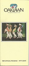 1989 - February 10th - Oaklawn Park &quot;The Dixieland&quot; program in MINT Condition - £15.89 GBP