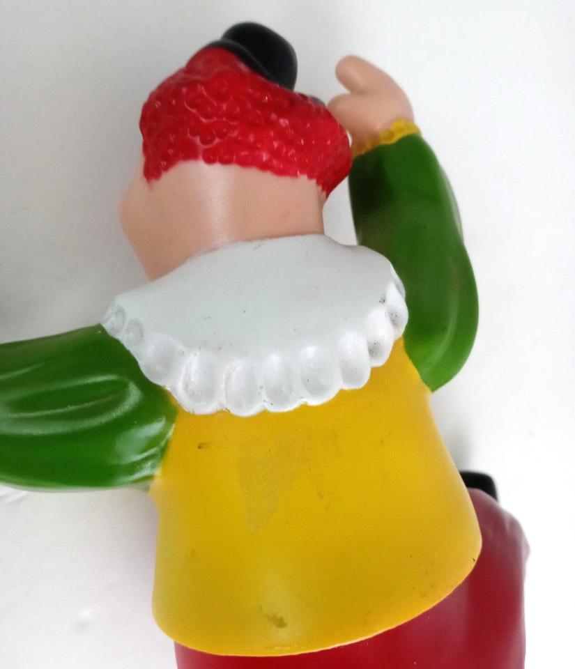 Vintage 1978 Nursery Originals Brightly Colored Children's Plastic 9" Clown Item image 10