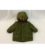 Baby Gap Infant Boy&#39;s Hooded Puffer Winter Jacket size 0 - 6 months Green - $35.87 CAD