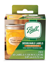 Ball Dissolvable Canning Labels, 60 Count Pack - $9.95
