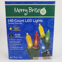 Merry Brite 140 ct LED Lights Multi Color Bulb Christmas Patio Kids Room... - $15.95