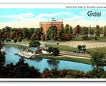Birds Eye View Rockefeller Park Cleveland Ohio OH UNP Unused WB Postcard... - $2.92