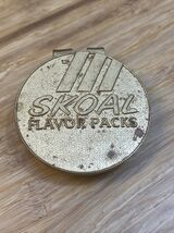 Vintage Skoal Flavor Packs Promo Gold Metal Money Clip Men's Estate Find... - $17.82
