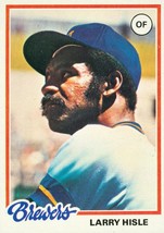 1978 Topps Larry Hisle 520 Brewers - £1.19 GBP