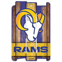 Los Angeles Rams Sign 11x17 Wood Fence Style - $61.99