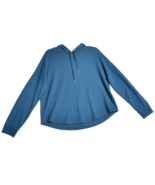 Victoria&#39;s Secret Women&#39;s Thermal Hoodie Teal Blue Size Large - $301.93 MXN
