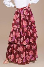 GARDEN ROMANCE WOVEN MAXI SKIRT - $56.70