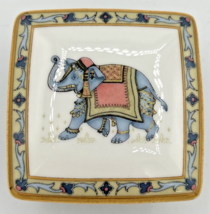 Wedgwood Blue Elephant Square Shaped Trinket Box 2.5" SKU PB206 - £31.35 GBP